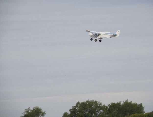 Coming in for landing!