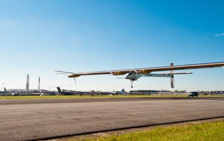 Solar powered plane
