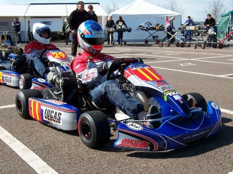 Professional kart racing Professional kart racing