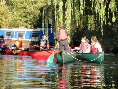 Paddling on the River Stort