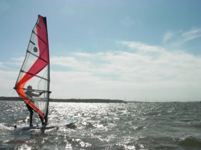 Fortgeschrittener Windsurfunterricht in Poole 1 Stunde