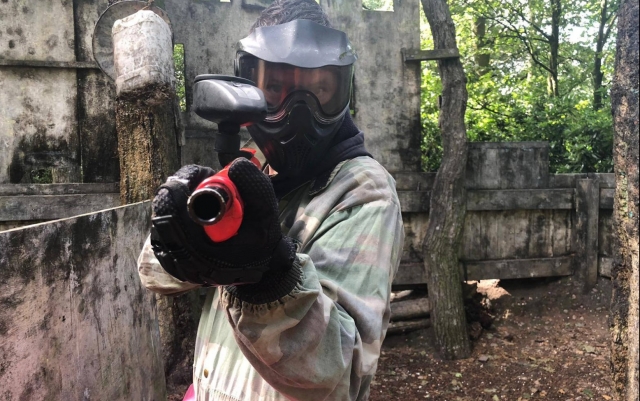  Prêt à commencer mon aventure de paintball