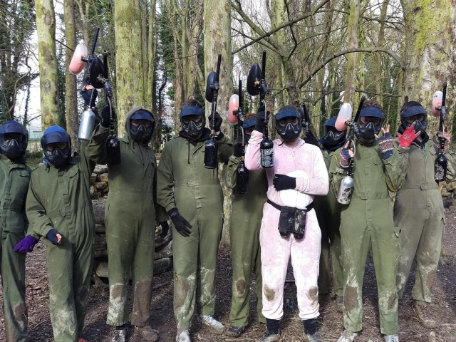 Outdoor paintball