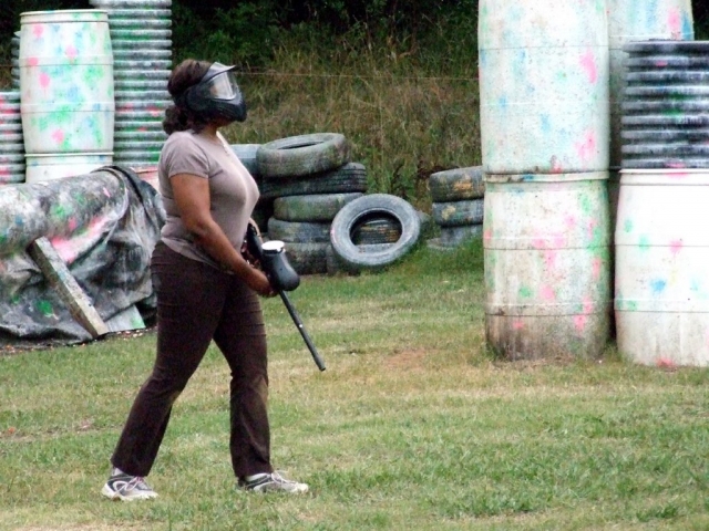  Las batallas de paintball son tan divertidas 