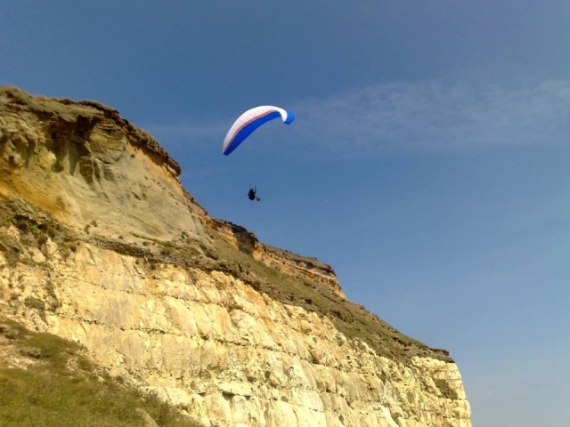 Voando sobre os penhascos 