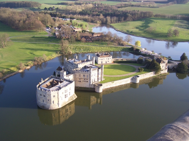 Leeds Castle from the air!