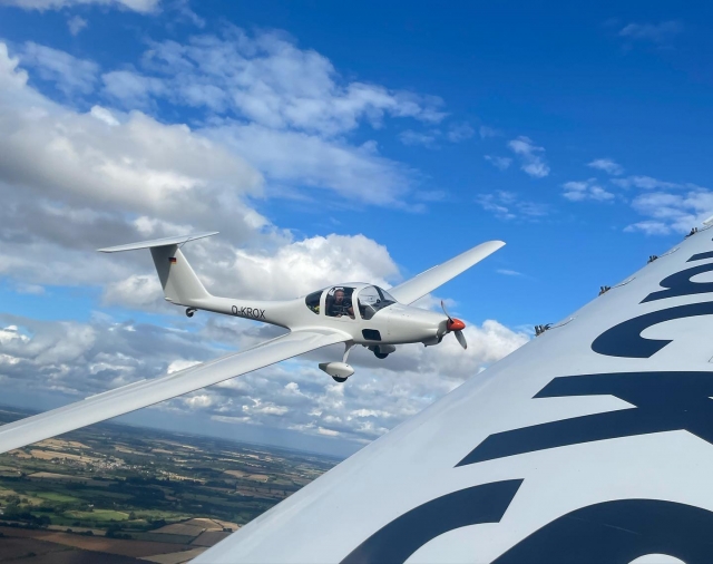Soar through the sky
