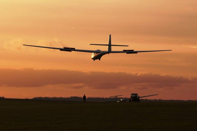 Landing in a summer evening!