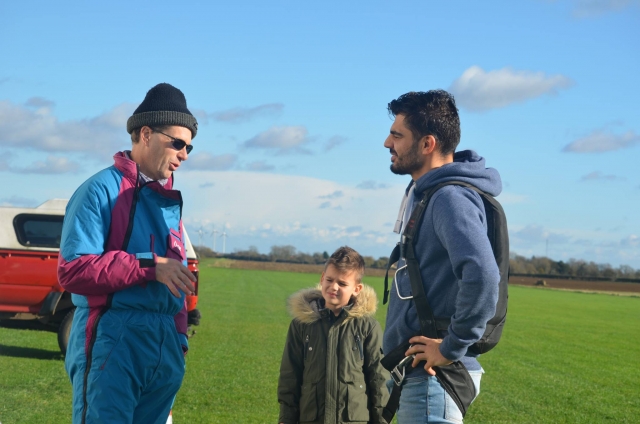  Um briefing introdutório no Lincolnshire Gliding Club 
