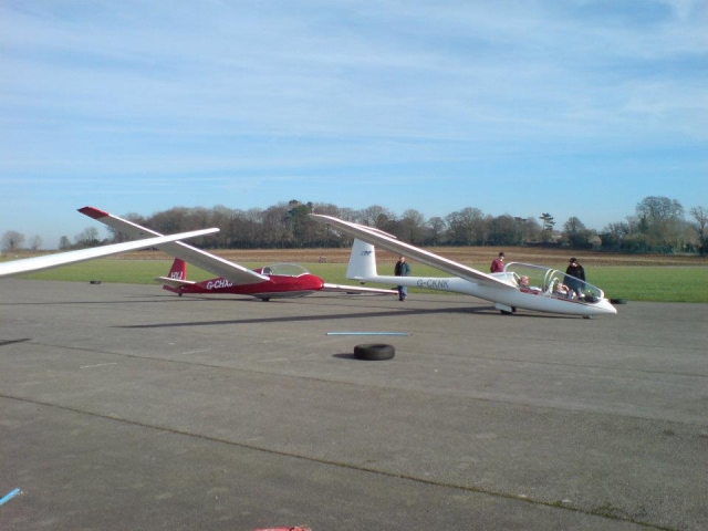  Gliders al Cotswold Gliding Club 