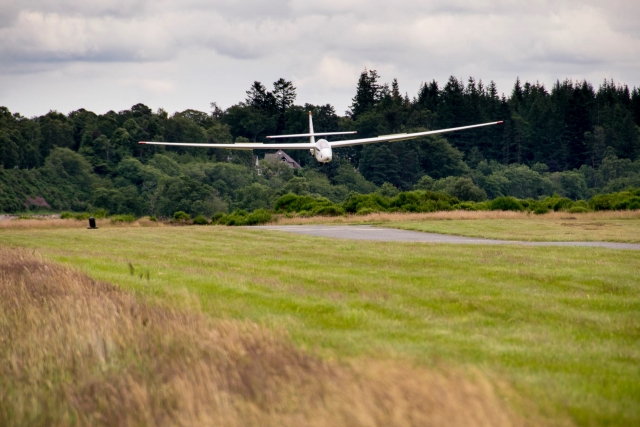Safe landing at Deeside Gliding Club!