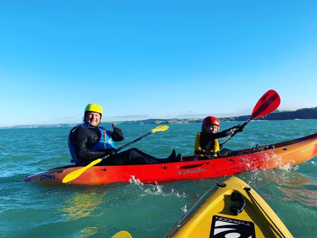 Avventure in kayak di mare!