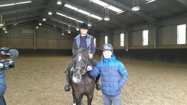 Hacking at Middleton Park Equestrian Centre