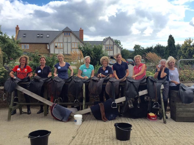 The staff of Radway Riding School