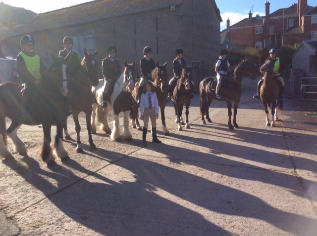  Trekking avec Tregoyd Mountain Riders 