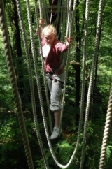  有很多高空绳索挑战 