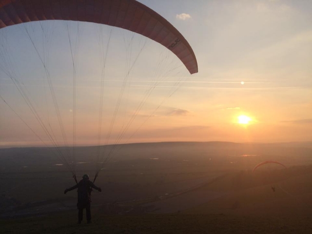 Enjoying the sunset 