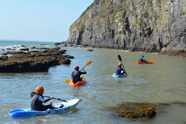 Kayaking at South Wales