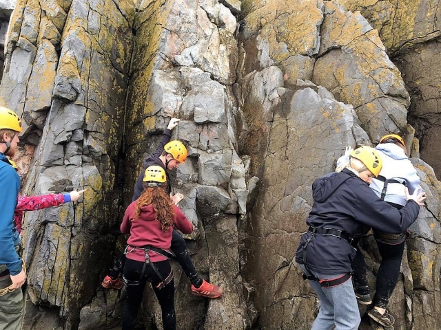 Having a fun adventure