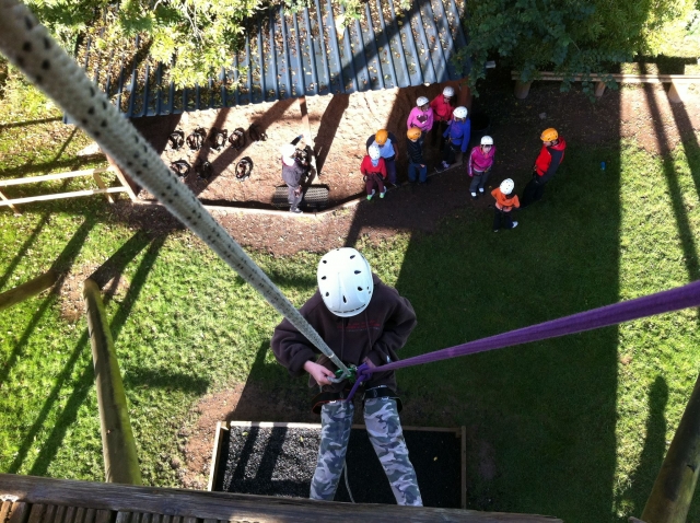 Abseiling for little ones