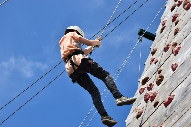 Challenge yourself to try abseiling