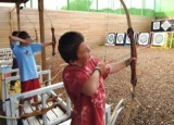 Archery practice