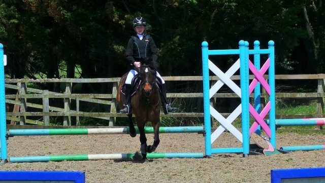 在阿尔斯通 Alstone Court 马术场进行马术比赛