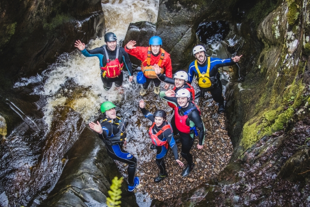Canyoning in Scotland