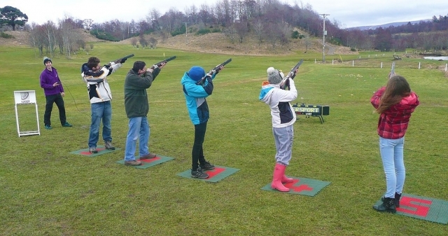 Laser Clays game