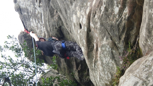  La escalada de rocas es un desafío 