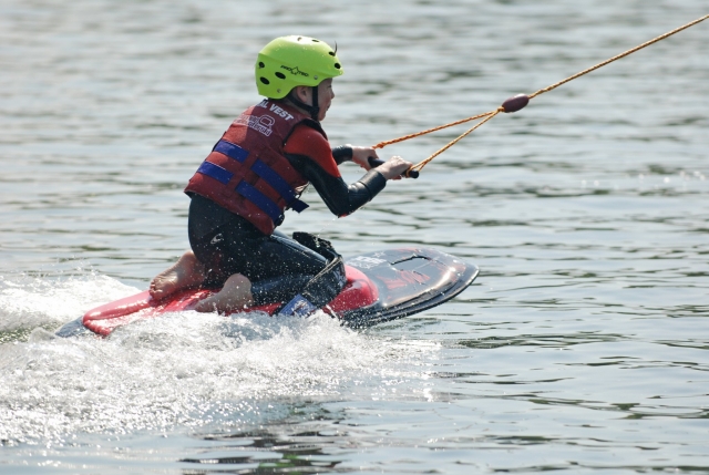 Kneeboarding is fun too