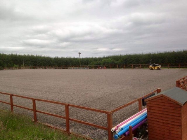  ¡Nuestro arena y patio de recreo! 