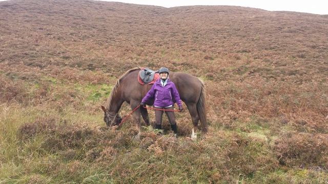 Hacking with Scottish Equestrian Hotel 
