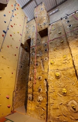 You will find a variety of climbing surfaces