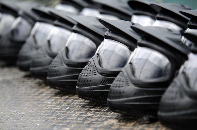  Casques de paintball 