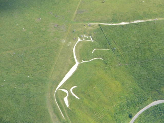  Il famoso White Horse a Uffington 