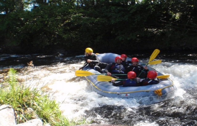 Rafting con gli amici