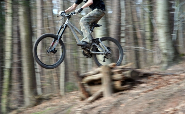 Avventura in mountain bike