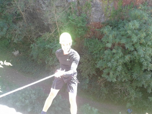 Abseciente en Somerset