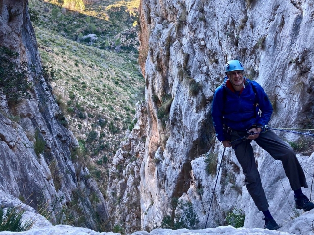 Abseiling in Spain
