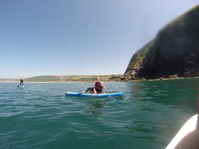  SUP in Putsborough 