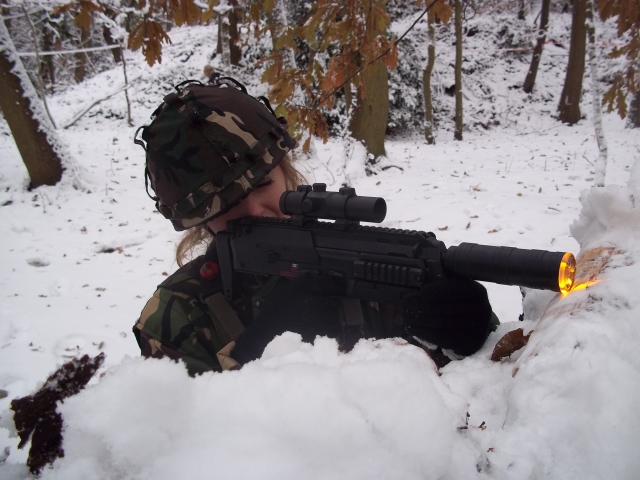 Sniping in the snow