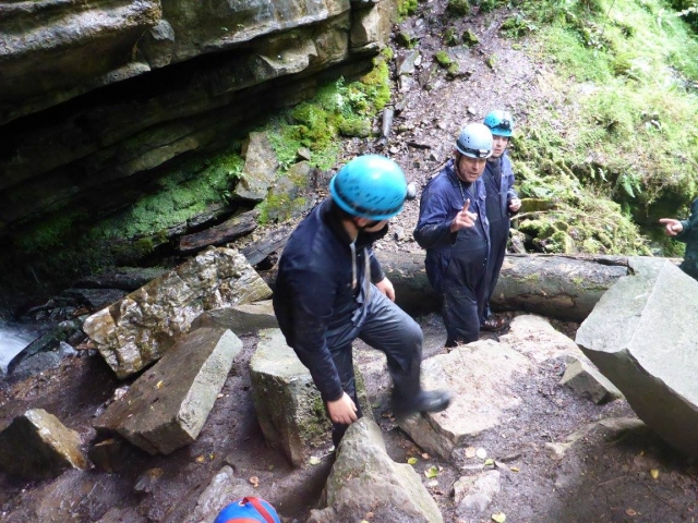 Fun time at the cave