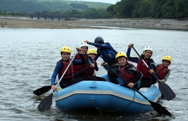 Rafting on the River Torridge