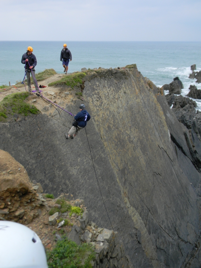 Abseiling with Skern Lodge at Hartland