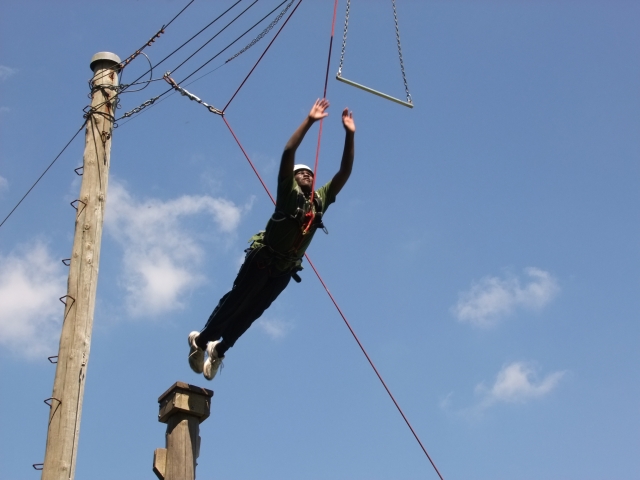 Make the giant Leap to the Trapeze