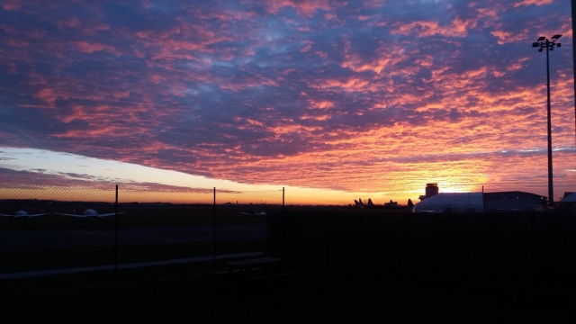  Tramonto sulla pista 