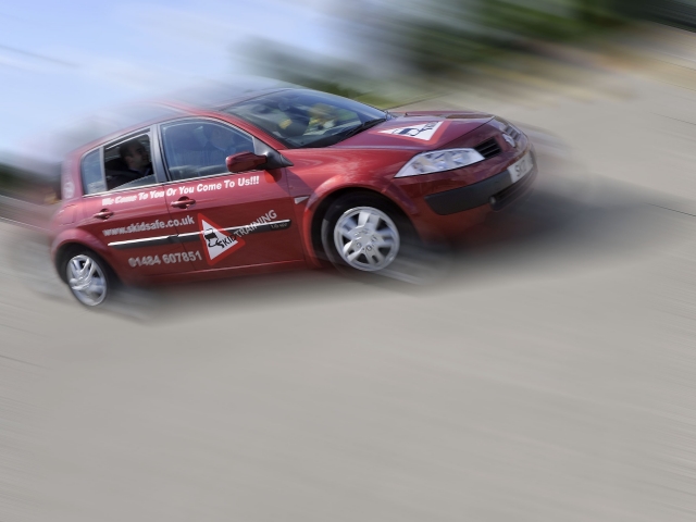 SKID 1 Specially adapted skid car