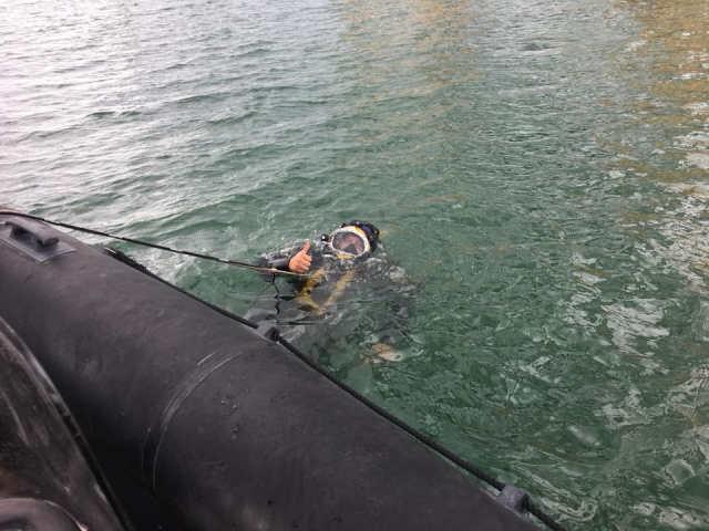 Having a great time in the water