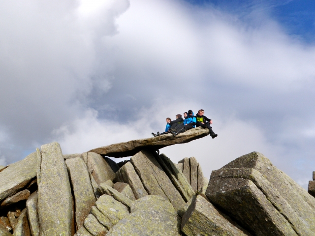 Cantilever Stone Glyder Fach Mountain Walking